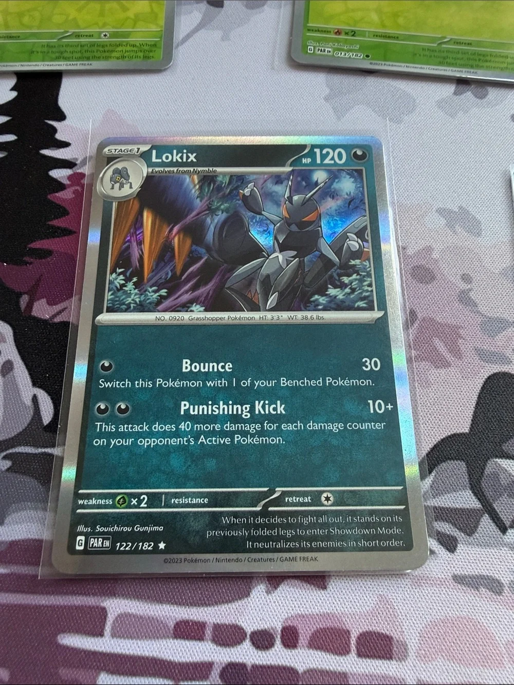 Nymble & Lokix Pokémon Evolution Reverse Holo Card Lot 🦗 | 5 Cards ✨5/$25✨